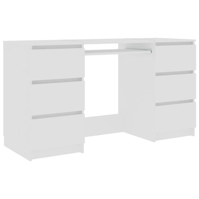 vidaXL Writing Desk Sonoma Oak 140x50x77 cm Engineered Wood