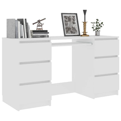 vidaXL Writing Desk Sonoma Oak 140x50x77 cm Engineered Wood