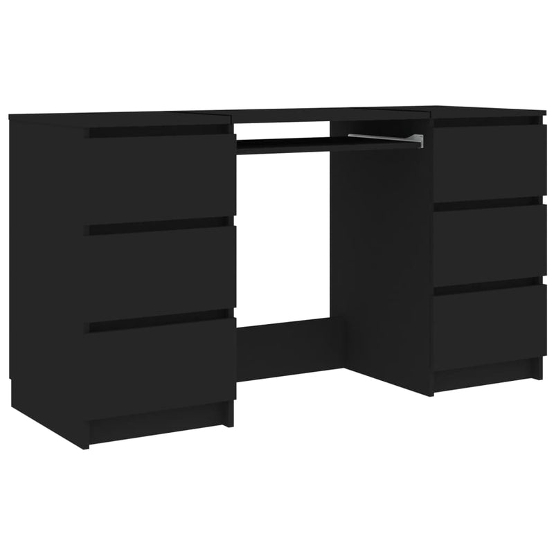 vidaXL Writing Desk Sonoma Oak 140x50x77 cm Engineered Wood