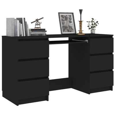 vidaXL Writing Desk Sonoma Oak 140x50x77 cm Engineered Wood
