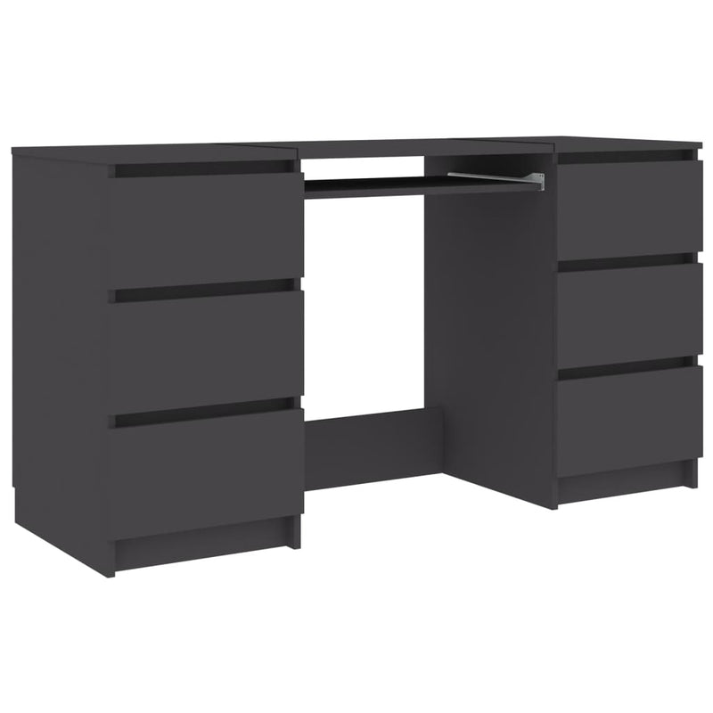 vidaXL Writing Desk Sonoma Oak 140x50x77 cm Engineered Wood