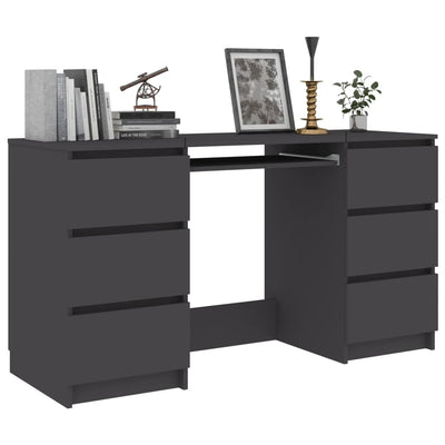 vidaXL Writing Desk Sonoma Oak 140x50x77 cm Engineered Wood