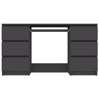 vidaXL Writing Desk Sonoma Oak 140x50x77 cm Engineered Wood