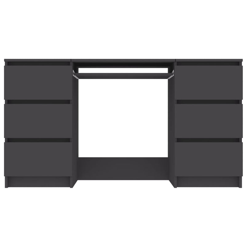 vidaXL Writing Desk Sonoma Oak 140x50x77 cm Engineered Wood