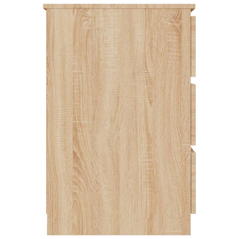 vidaXL Writing Desk Sonoma Oak 140x50x77 cm Engineered Wood