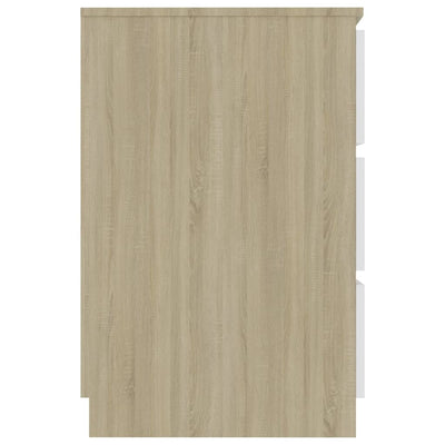 vidaXL Writing Desk Sonoma Oak 140x50x77 cm Engineered Wood