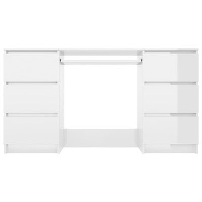 vidaXL Writing Desk Sonoma Oak 140x50x77 cm Engineered Wood