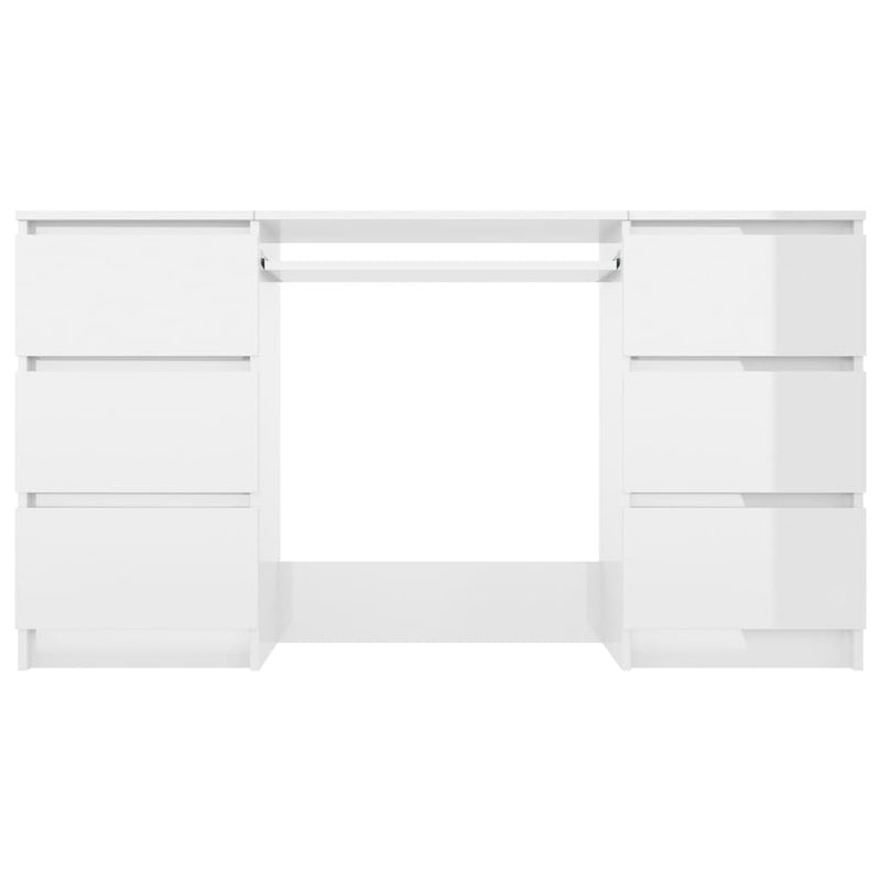 vidaXL Writing Desk Sonoma Oak 140x50x77 cm Engineered Wood
