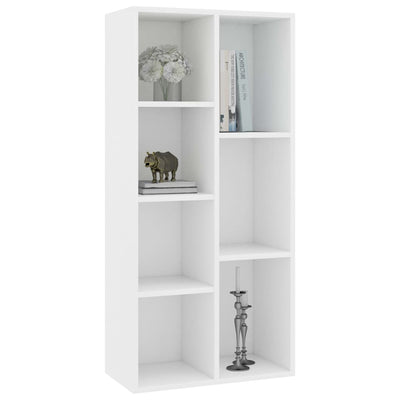 vidaXL Book Cabinet Sonoma Oak 50x25x106 cm Engineered Wood