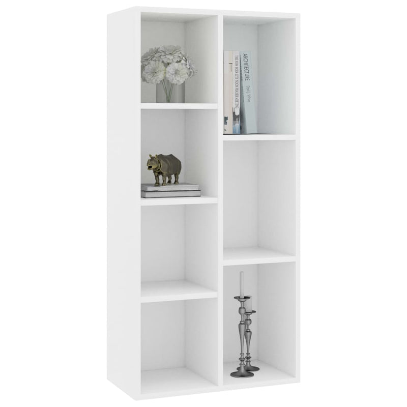 vidaXL Book Cabinet Sonoma Oak 50x25x106 cm Engineered Wood