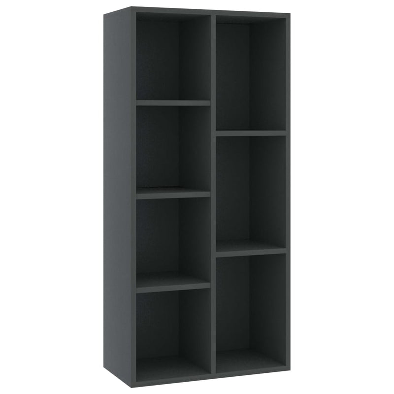 vidaXL Book Cabinet Sonoma Oak 50x25x106 cm Engineered Wood