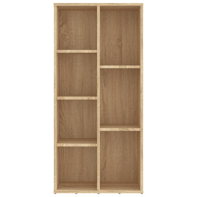 vidaXL Book Cabinet Sonoma Oak 50x25x106 cm Engineered Wood