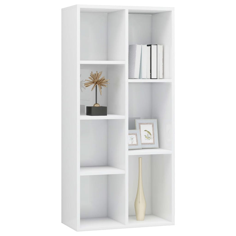 vidaXL Book Cabinet Sonoma Oak 50x25x106 cm Engineered Wood