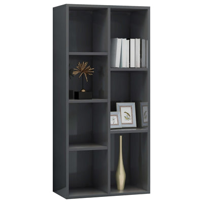 vidaXL Book Cabinet Sonoma Oak 50x25x106 cm Engineered Wood