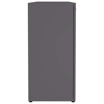 vidaXL Sideboard Grey 120x35.5x75 cm Engineered Wood
