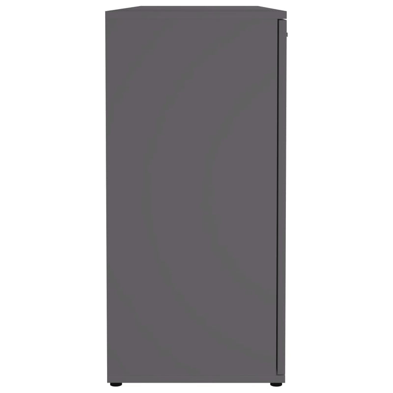vidaXL Sideboard Grey 120x35.5x75 cm Engineered Wood