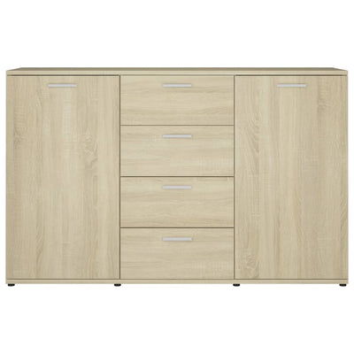 vidaXL Sideboard Grey 120x35.5x75 cm Engineered Wood