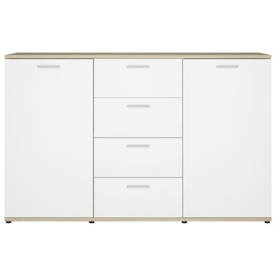 vidaXL Sideboard Grey 120x35.5x75 cm Engineered Wood