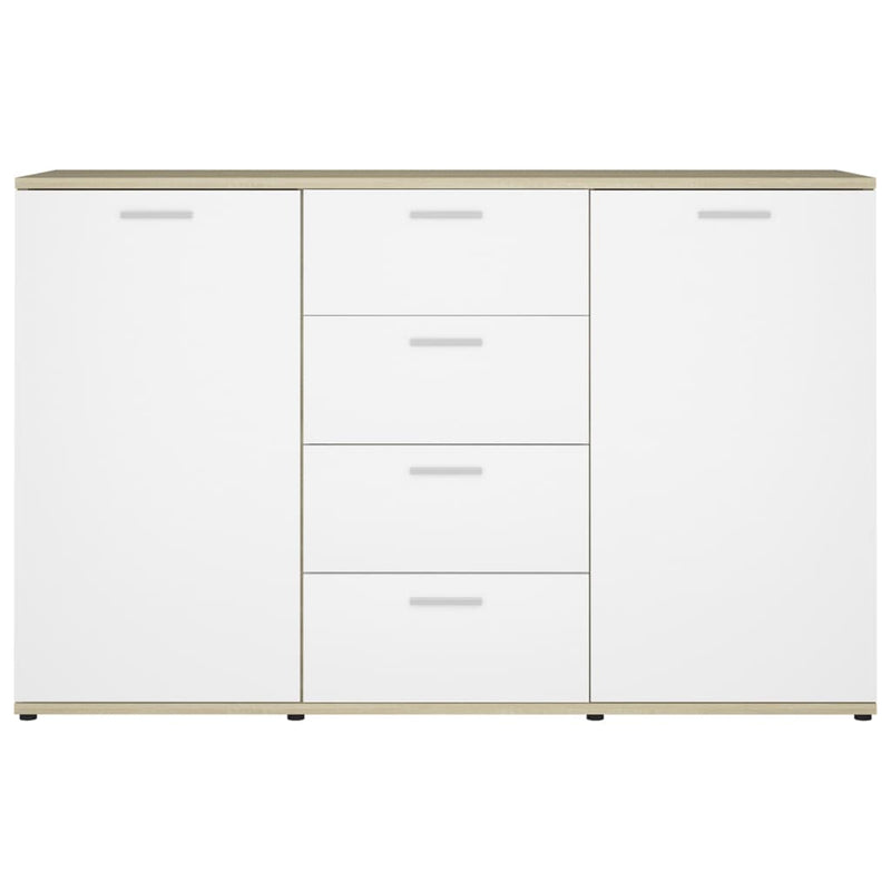 vidaXL Sideboard Grey 120x35.5x75 cm Engineered Wood