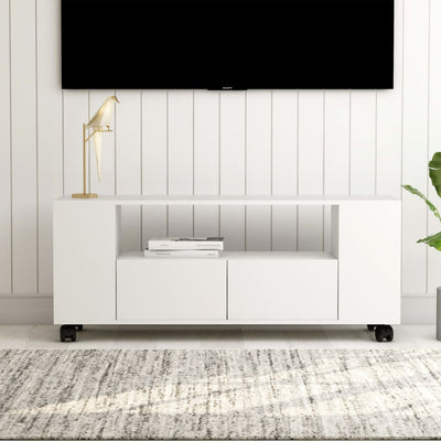 vidaXL TV Cabinet Concrete Grey 120x35x48 cm Engineered Wood