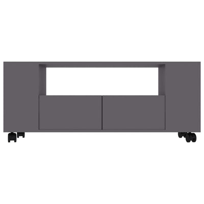 vidaXL TV Cabinet Concrete Grey 120x35x48 cm Engineered Wood
