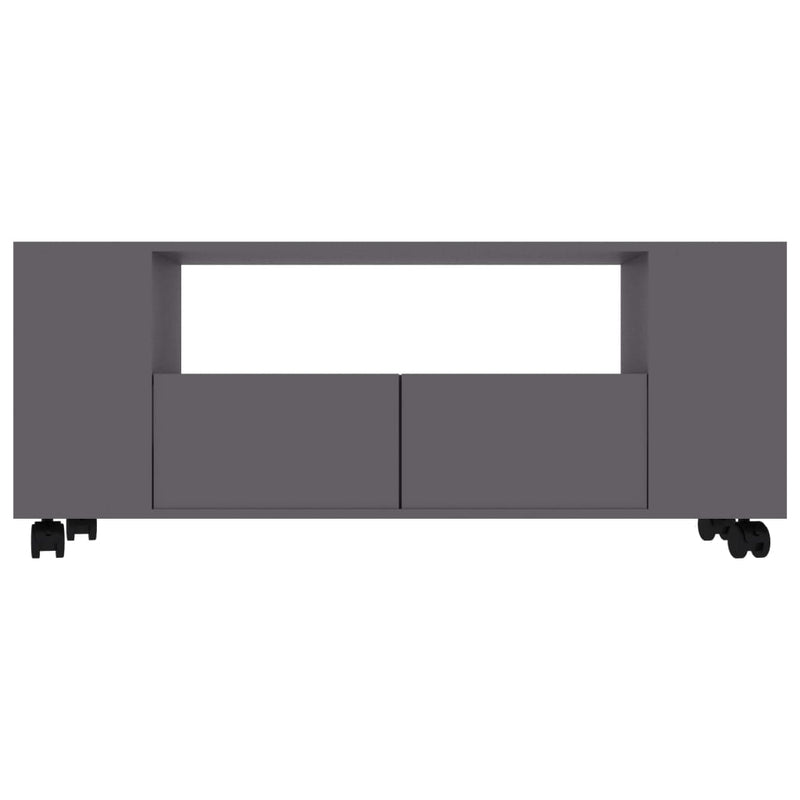 vidaXL TV Cabinet Concrete Grey 120x35x48 cm Engineered Wood