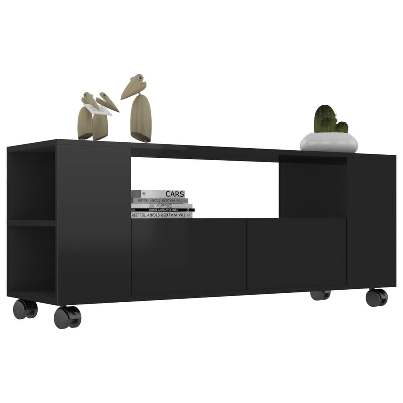vidaXL TV Cabinet Concrete Grey 120x35x48 cm Engineered Wood