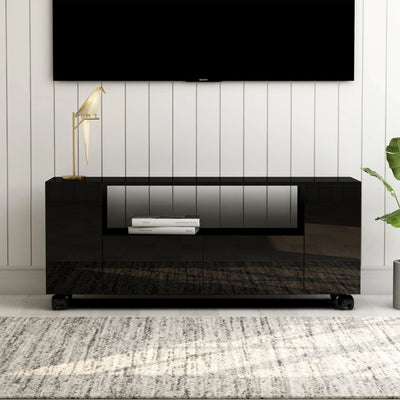 vidaXL TV Cabinet Concrete Grey 120x35x48 cm Engineered Wood
