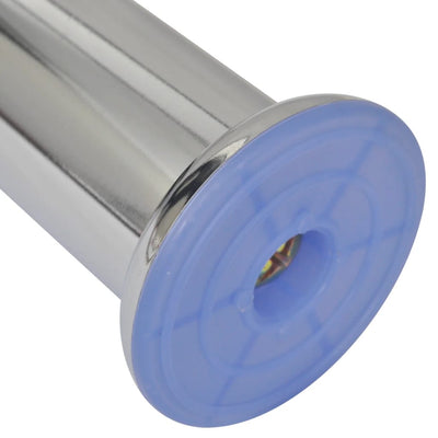 vidaXL Sofa Legs 8 pcs Round Chrome 180 mm