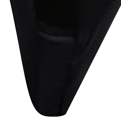 vidaXL Chair Cover Stretch Black 24 pcs