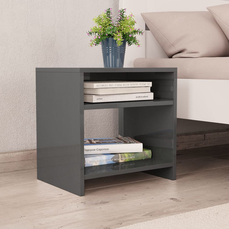 vidaXL Bedside Cabinet Sonoma Oak 40x30x40 cm Engineered Wood