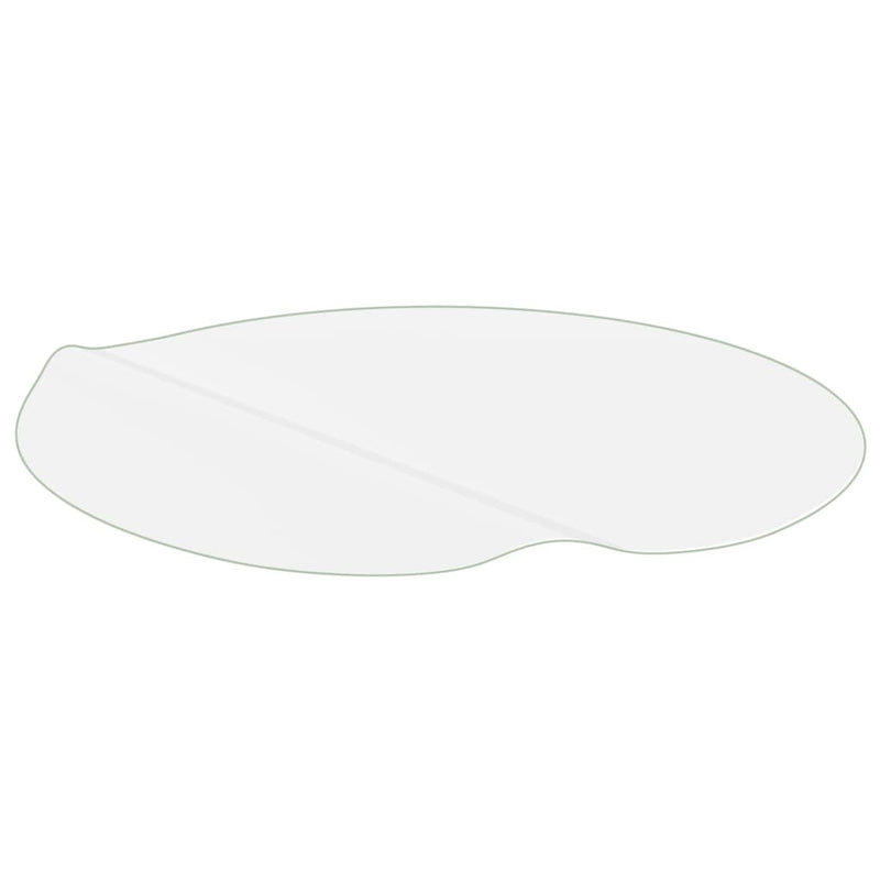 vidaXL Table Protector Transparent Ø 100 cm 1.6 mm PVC