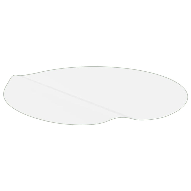 vidaXL Table Protector Transparent Ø 100 cm 1.6 mm PVC
