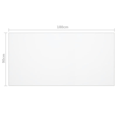 vidaXL Table Protector Transparent 160x90 cm 2 mm PVC