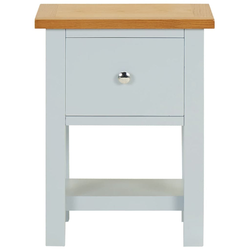vidaXL Nightstand 36x30x47 cm Solid Oak Wood