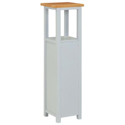 vidaXL Tall Chest of Drawers 26x26x94 cm Solid Oak Wood