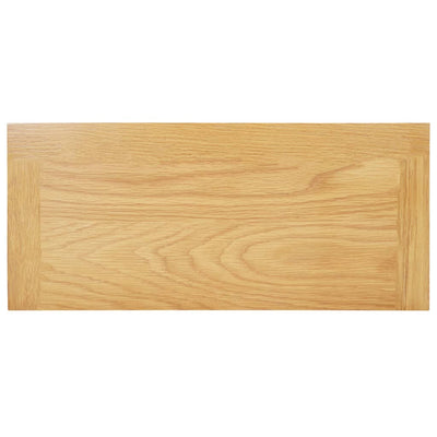 vidaXL Media Storage Cabinet 50x22x122 cm Solid Oak Wood