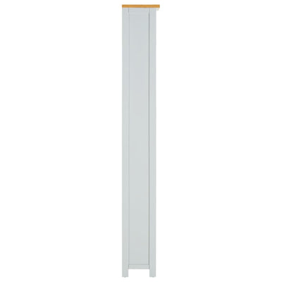 vidaXL 6-Tier Bookcase 80x22.5x170 cm Solid Oak Wood