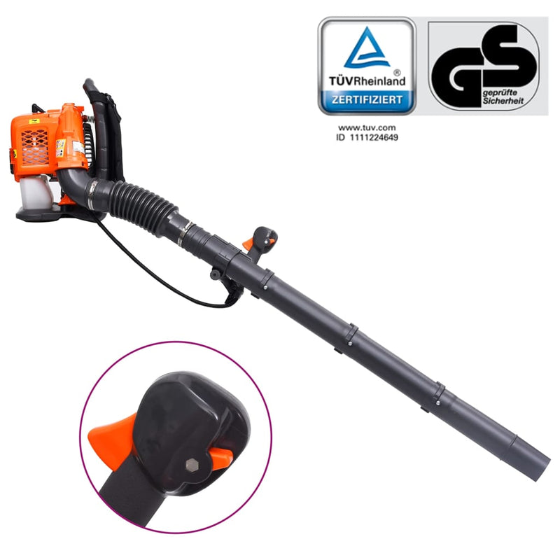 vidaXL Petrol Backpack Leaf Blower 900 m³/h 42.7 cc