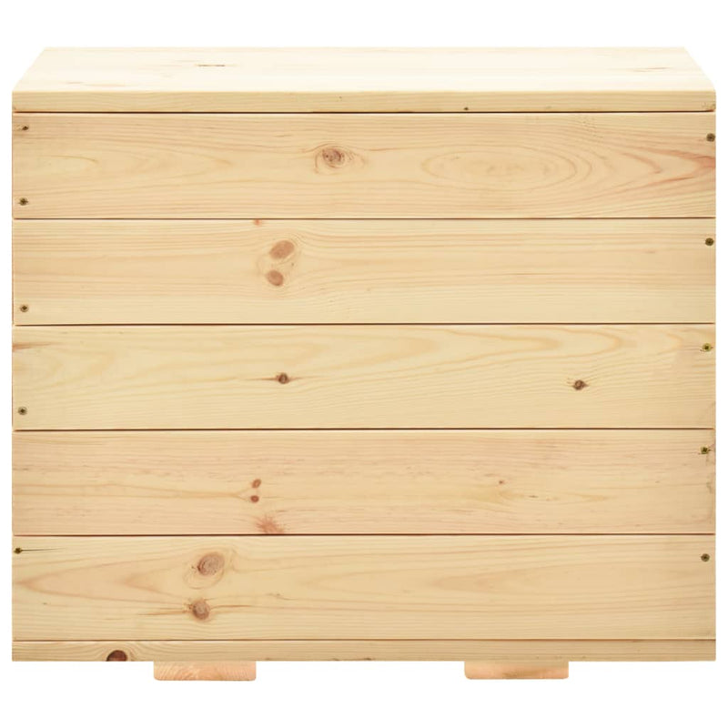 vidaXL Storage Box 60x54x50.7 cm Solid Pine Wood