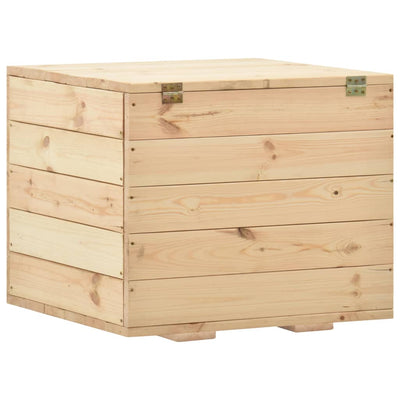 vidaXL Storage Box 60x54x50.7 cm Solid Pine Wood