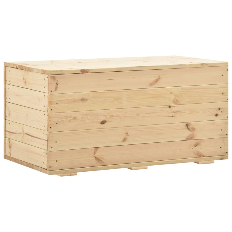 vidaXL Storage Box 60x54x50.7 cm Solid Pine Wood