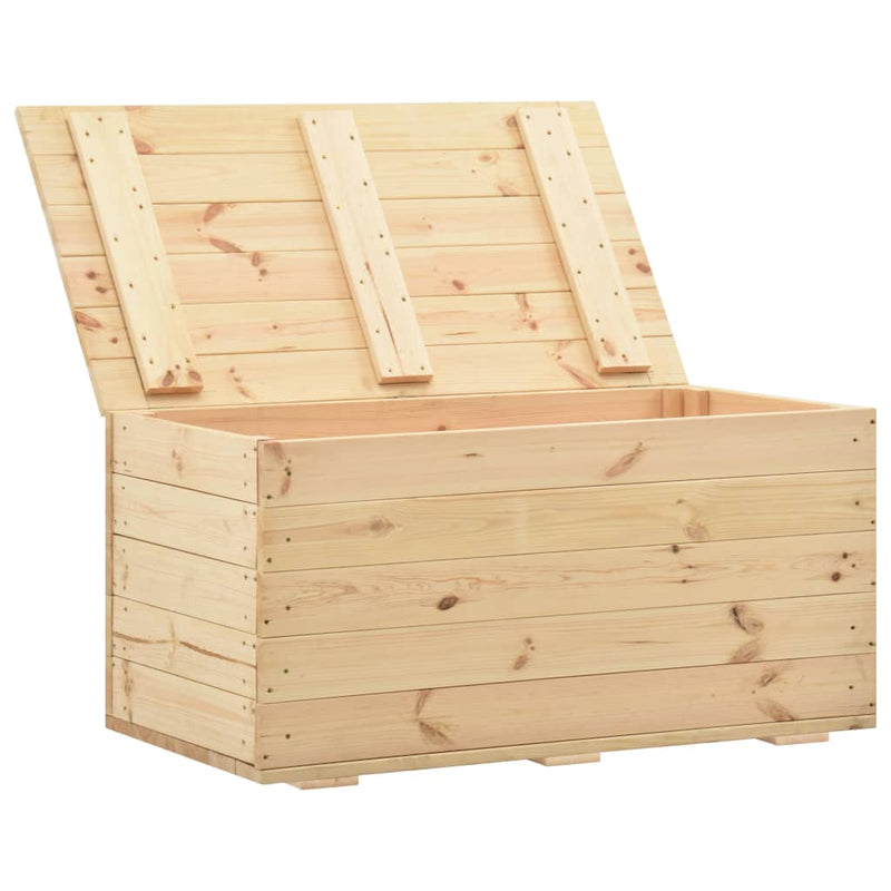 vidaXL Storage Box 60x54x50.7 cm Solid Pine Wood