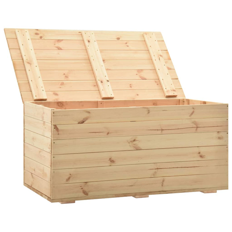vidaXL Storage Box 60x54x50.7 cm Solid Pine Wood