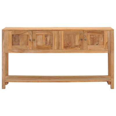 vidaXL Sideboard 140x30x75 cm Solid Teak Wood