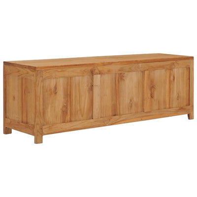 vidaXL TV Cabinet 120x30x40 cm Solid Teak Wood