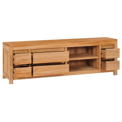 vidaXL TV Cabinet 120x30x40 cm Solid Teak Wood