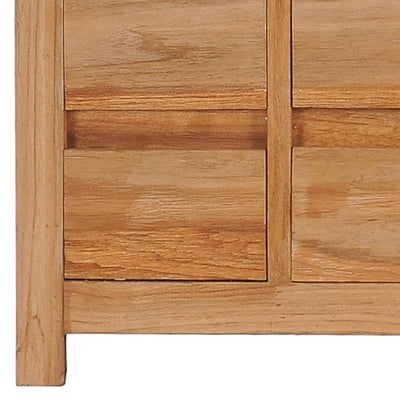 vidaXL TV Cabinet 120x30x40 cm Solid Teak Wood