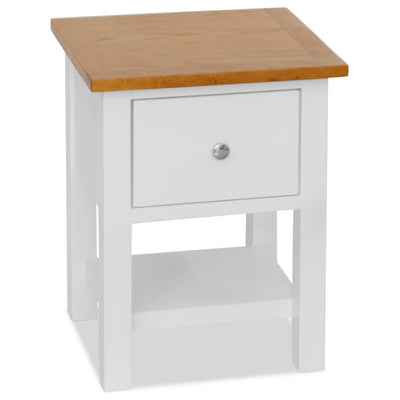 vidaXL Nightstands 2 pcs 36x30x47 cm Solid Oak Wood