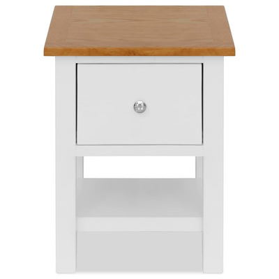 vidaXL Nightstands 2 pcs 36x30x47 cm Solid Oak Wood